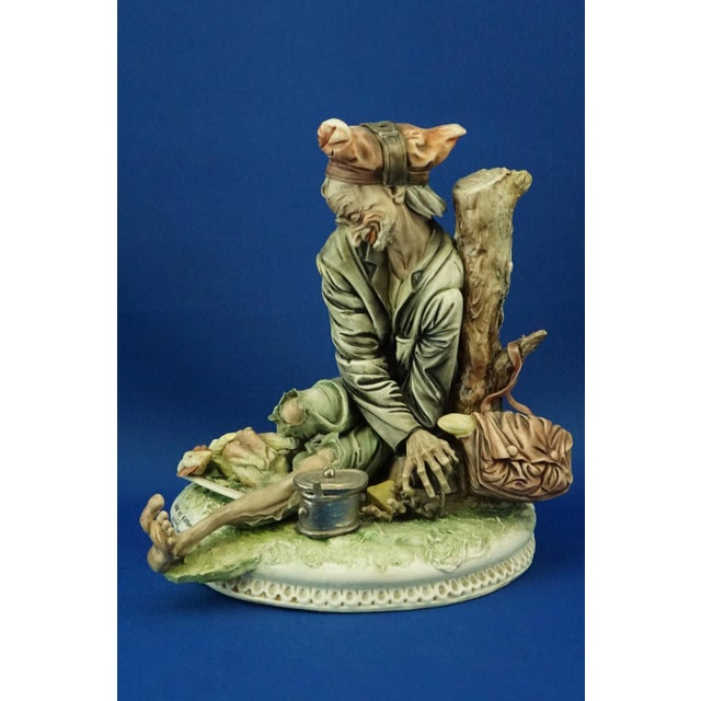 20th Century Porcelain Figurine of Poodle in Ironic Caricatural Style by Tiziano Galli, Italy, 1950s For Sale - Image 3 of 18