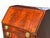 American Antique George III Figured Mahogany Slant Lid Writing Desk With Rare Brass Pulls For Sale - Image 3 of 12