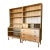 Mid 20th Century Danish Brutalist Bookcase Unit by Henning Kjærnulf, Attributed For Sale