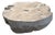 Andrianna Shamaris Wabi Sabi Teak Wood Round Coffee Table For Sale