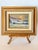 Wood Ocean Tide at the Cliffs Oil Painting on Board by Southern California Artist Burl E. Chalmers For Sale - Image 7 of 11