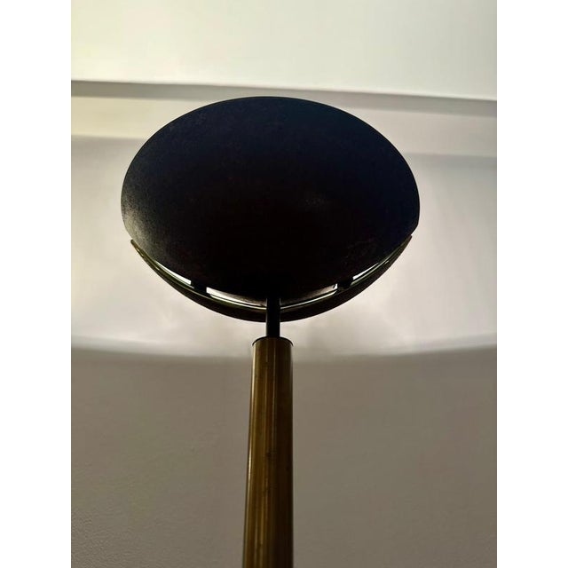 A Tall Bronze floor lamp "Agathe" By German Designer Tobias Grau Very good quality with elegant yet simple design,...