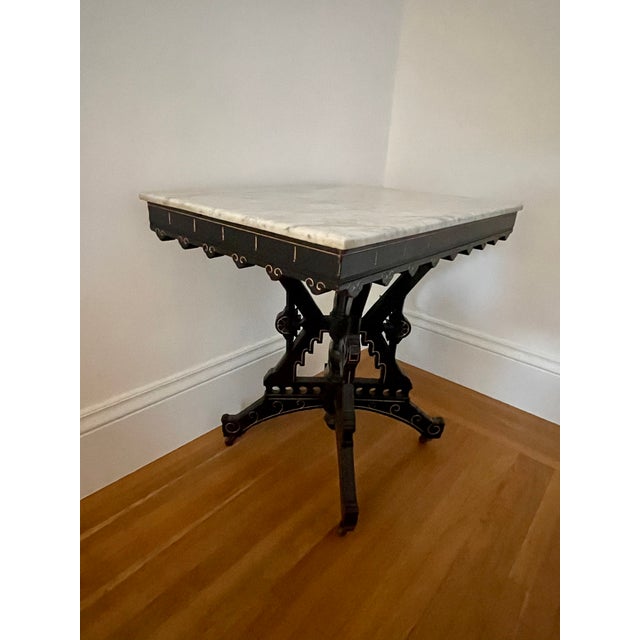 Victorian 19th Century Victorian Parlor Table For Sale - Image 3 of 5