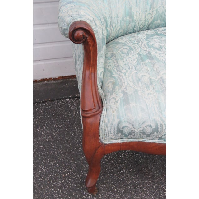 Victorian Late 1800s Hand Carved Solid Walnut Sofa Couch Chairish