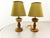 Onyx Table Lamp with Fabric Lampshade For Sale - Image 17 of 18
