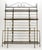 Late 20th Century Vintage Steel & Brass Baker's Rack MINT For Sale - Image 5 of 17