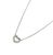 Contemporary Mid 20th Century Tiffany & Co. Metro Diamond 18k White Gold Heart Pendant Necklace For Sale - Image 3 of 7