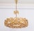 Gilt Brass and Crystal Glass Encrusted Chandeliers from Palwa, Germany, 1970s For Sale - Image 9 of 17
