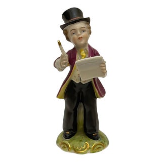 Porcelain Composer Figurine from Meissen, 20th Century For Sale