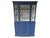 Navy Blue Exquisitely Restored Secretary Desk With Hutch, C. Early 20th Century For Sale - Image 8 of 13
