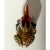 Metal Rare 2006 Fitz and Floyd Guild Collection Jeweled Orange Beak Bird With Box For Sale - Image 7 of 13
