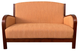 Antique Art Deco Sofa in Bentwood, 1930s