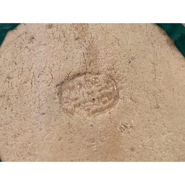 Tlaquepaque Petatillo Vase Antique Mexican Pottery For Sale - Image 11 of 11