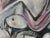Very large acrylic painting on canvas. Shipped rolled in a tube. Listen to the rhythm. That could be a rose or a glass of...