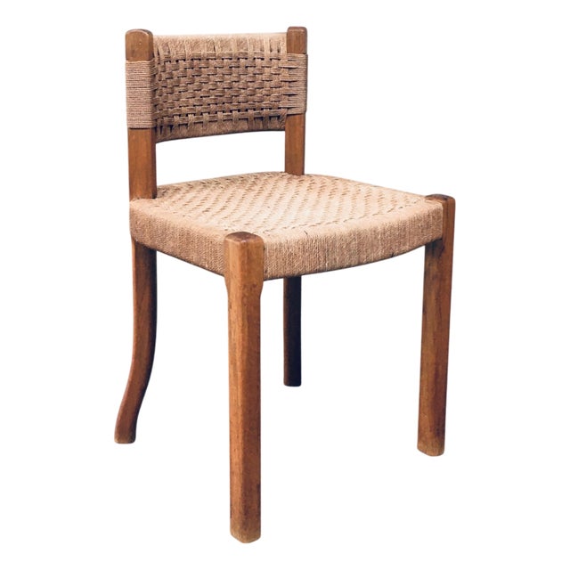 Mid-Century Rope Side Chair, Sweden, 1960s For Sale