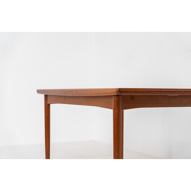 Brown Extendable Dining Table by Skøvby Møbelfabrik For Sale - Image 8 of 14