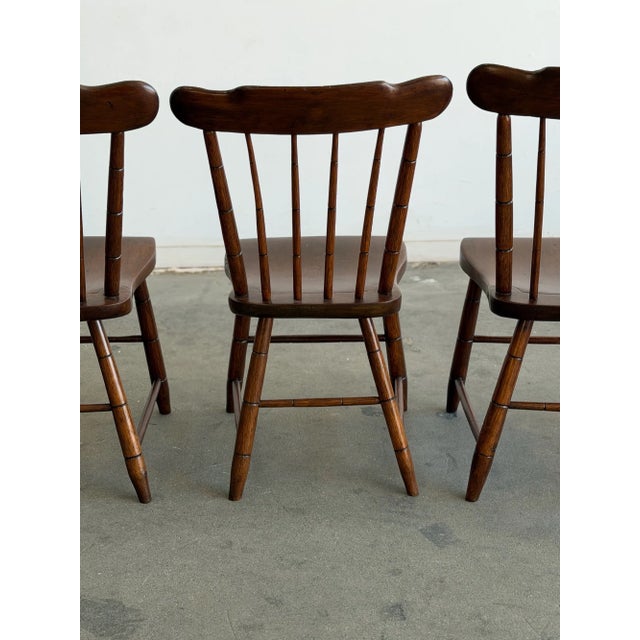 1940s Windsor Dining Chairs - Set of Six For Sale - Image 17 of 18