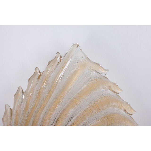 Gold Murano Glass Wall Sconces from Barovier & Toso, Italy, 1970s, Set of 2 For Sale - Image 8 of 15