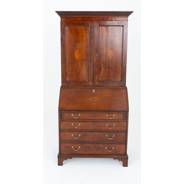 Georgian Bookcase in Oak For Sale - Image 10 of 10