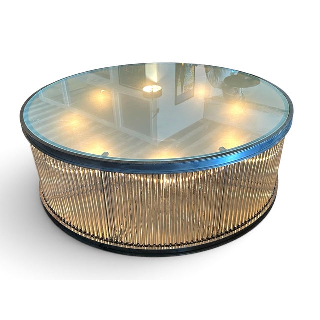 Timothy Oulton Glass Rod Lighted Coffee Table by Timothy Oulton For Sale - Image 4 of 6