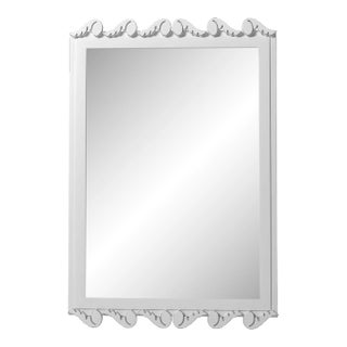 Fleur Home Garden District Laurel Rectangle Mirror in Graytint, 30x40 For Sale