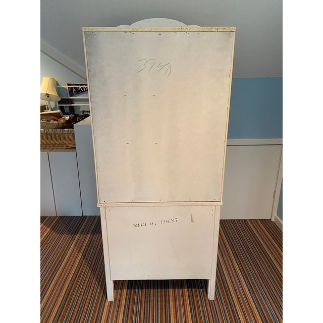 Furniture Beautiful Vintage cottage style small white dresser and hutch made from all solid hardwood, excellent quality...