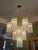 Metal 1970s Gaetano Sciolari 9-Light Brass & Glass Chandelier | Italian Modern Hollywood Regency For Sale - Image 7 of 7