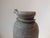 Indian Vintage Wooden Indian Jar Fragment Mounted on Iron Base - Wabi Sabi For Sale - Image 3 of 5