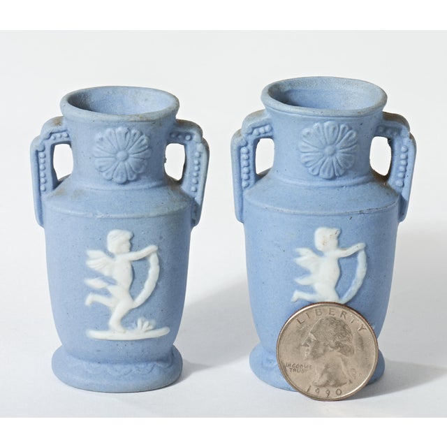 Miniature Antique Wedgwood Replica Greek Vases From Occupied Japan For Sale In Phoenix - Image 6 of 6