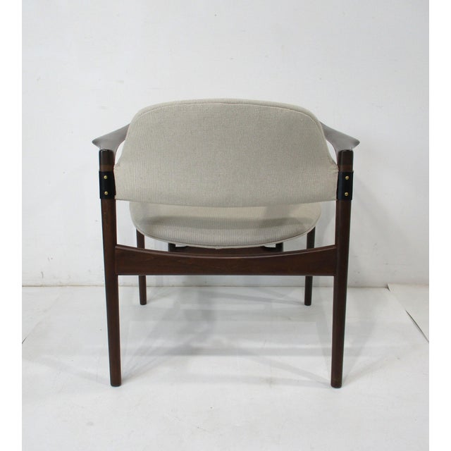 Ib Kofod Larsen Mid Century Lounge Chair by Selig Denmark (A) For Sale In Cincinnati - Image 6 of 12
