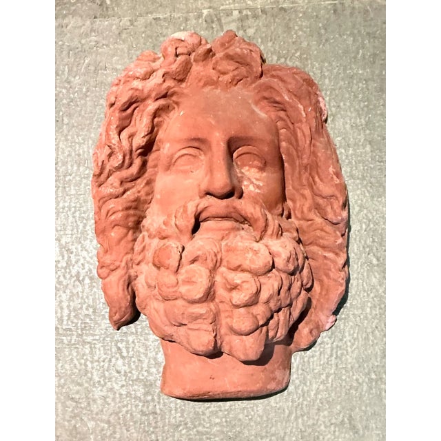 Vintage Terracotta Wall Sculpture For Sale In West Palm - Image 6 of 12