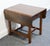 Ethan Allen Ethan Allen Country Craftsman Solid Pine Early American Shaker Style 37" Drop Leaf Accent End Table 19-8304 - 219 Medium Brown Finish For Sale - Image 4 of 17