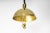 Petite Brass Dome Pendant Light by Florian Schulz, Germany For Sale - Image 3 of 8