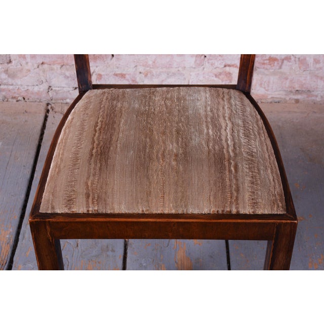 Art Deco Chairs in Walnut, Czech, 1920s, Set of 6 For Sale - Image 12 of 14