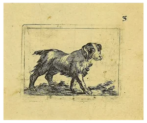 Antonio Tempesta, Dog, Etching, 1610s