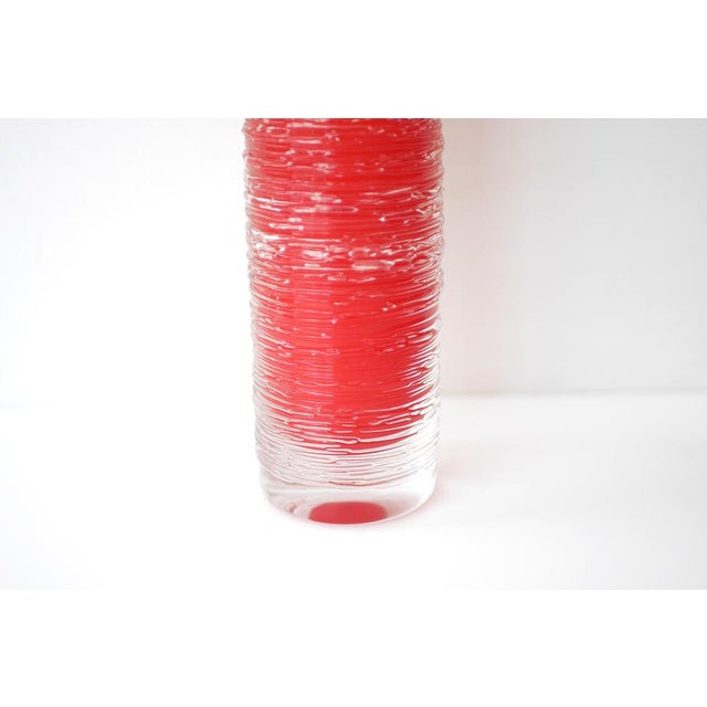 Glass Vase by Edenfalk, Skruf, Sweden For Sale - Image 9 of 13