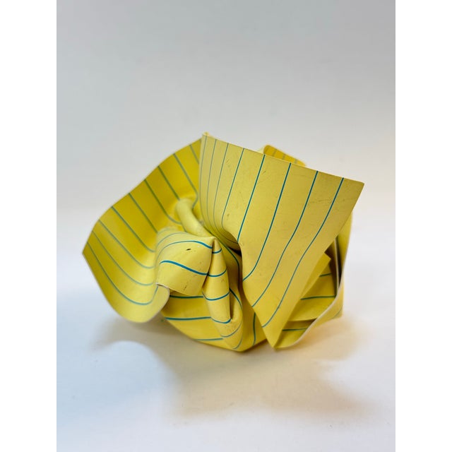 Vintage 1984 Tibor Kalman M&Co "Legal-Size" Crumpled Paper Paperweight For Sale - Image 4 of 10