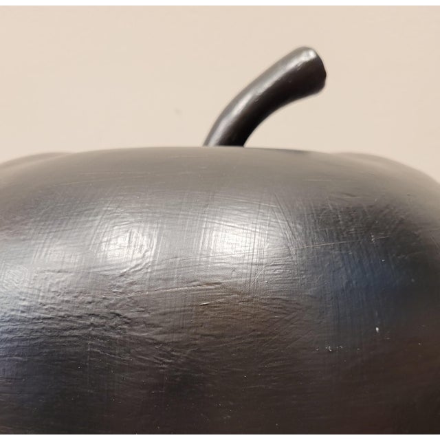 Apples in Black and White Ceramic, Italy, 1970s, Set of 2 For Sale - Image 10 of 18