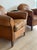 Antique Pair French Leather Chairs For Sale - Image 17 of 17