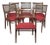 Restored Vintage Drexel Profile Spindle Back Dining Chairs Set of 6 For Sale