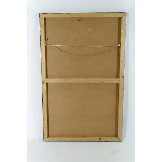 Young Woman with Books, 1970s, Painting on Panel For Sale - Image 6 of 8