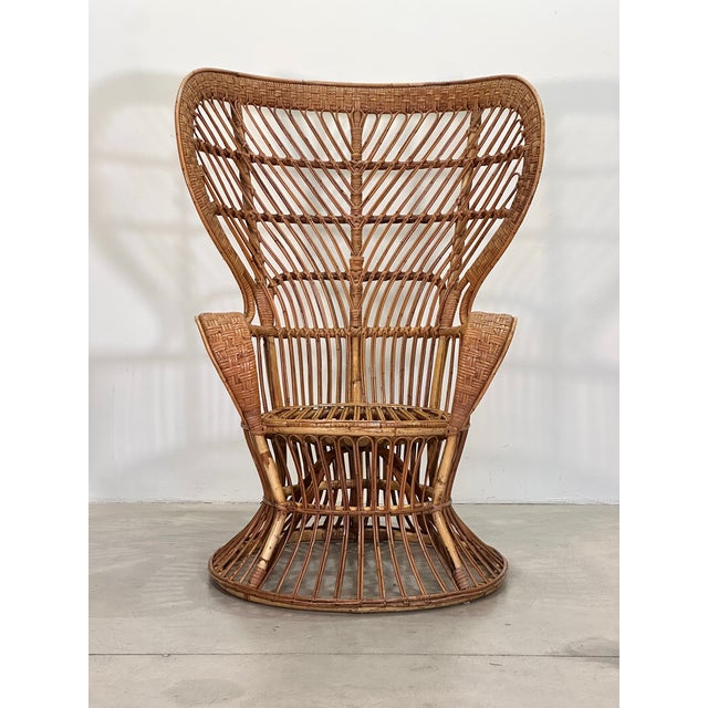 Biancamano Armchair in Wicker by Lino Carminati and Gio Ponti, 1950s For Sale - Image 13 of 18