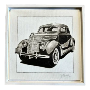 Ford Coupe 1937 - Oil on Canvas