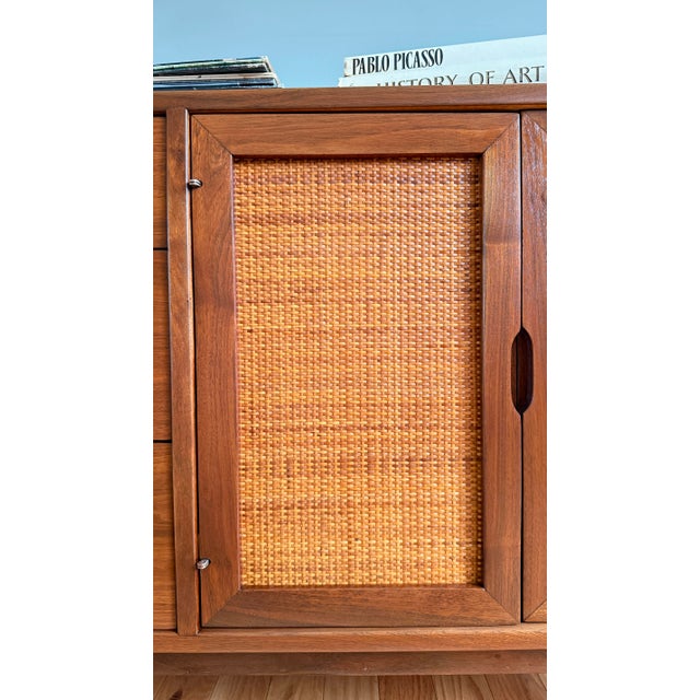 Vintage MCM Petite Credenza Attributed to Jack Cartwright for Founders For Sale - Image 9 of 12