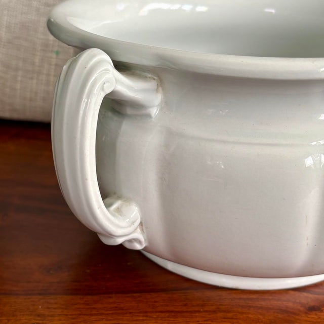 Meakin & Co. Antique English Ironstone Chamber Pot by J&g Meakin For Sale - Image 4 of 11