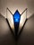 Metal Vintage Spanish Glass Wall Sconce, 1950s For Sale - Image 7 of 13