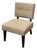 Crate & Barrel Mid-Century Modern Style Slipper Chair For Sale
