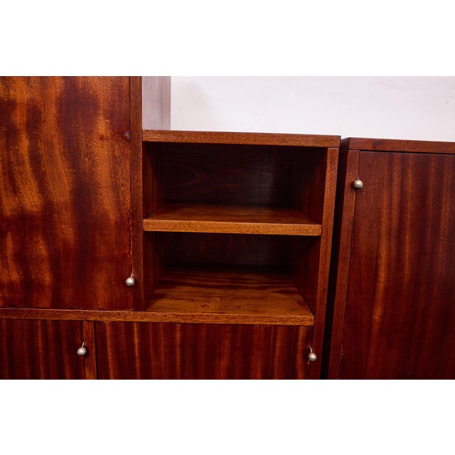 Wood Bar Cabinet and Secretary by Josef Frank for Werkstätten Haus & Garten / Blitz Residence, Vienna, Austria, 1927, Set of 2 For Sale - Image 7 of 18