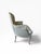 1960s Vintage French Louis XV Style Striped Silk Bergère Chair With Matching Pillow For Sale - Image 5 of 16