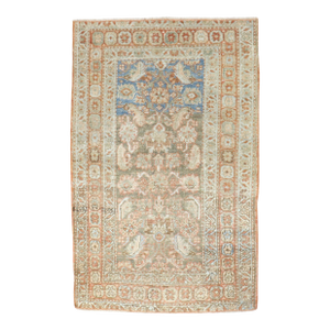 Antique Zabihi Collection Persian Heriz Small Square Rug